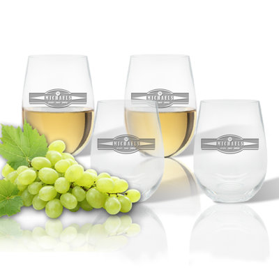 14 oz. Handmade Wine Glass Set