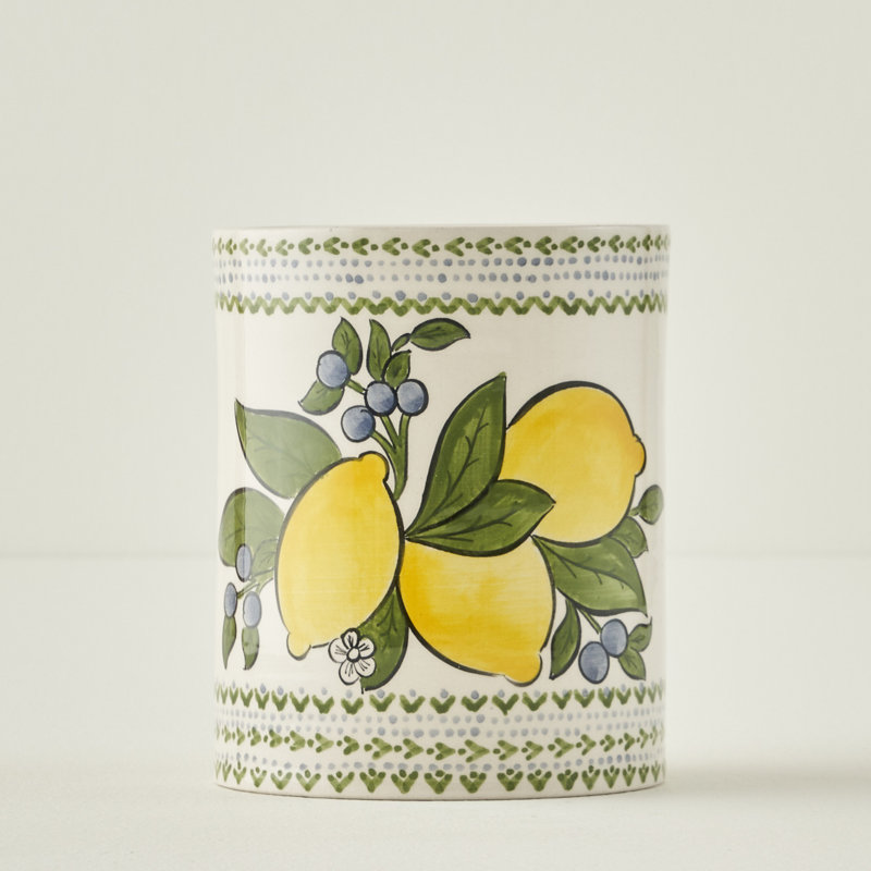 Porte-ustensiles en céramique Lemoncello