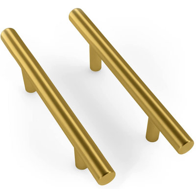 Mega Handles 35 Pack 6 in Round Cabinet Handle Pulls I Ideal for Kitchen Drawer, Door Cupboard I Hardware for Cabinets