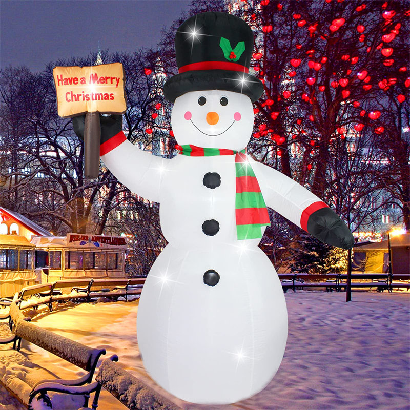 Bonhomme de neige de Noël gonflable