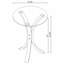 Table d'appoint ronde