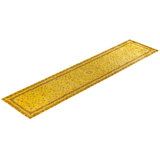 Overdyed Hand-Knotted Wool Modern-Contemporary Yellow Runner 2' 7" x 11' 8"