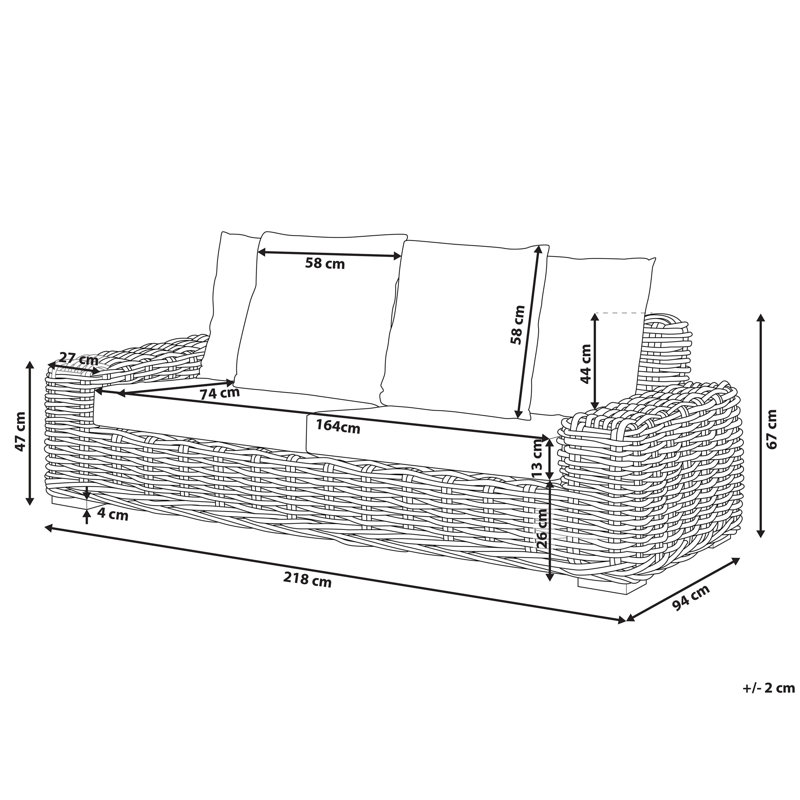 Holmesfield 3 Seater Sofa