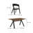 Schoonover 4 - Person Trestle Dining Set-627433481