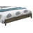 Stylish Gray Full Bed With Functionality