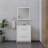 Feike 30'' Single Bathroom Vanity with Solid Surface Top-1814196968