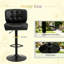 Chaise de cuisine capitonnée à boutons