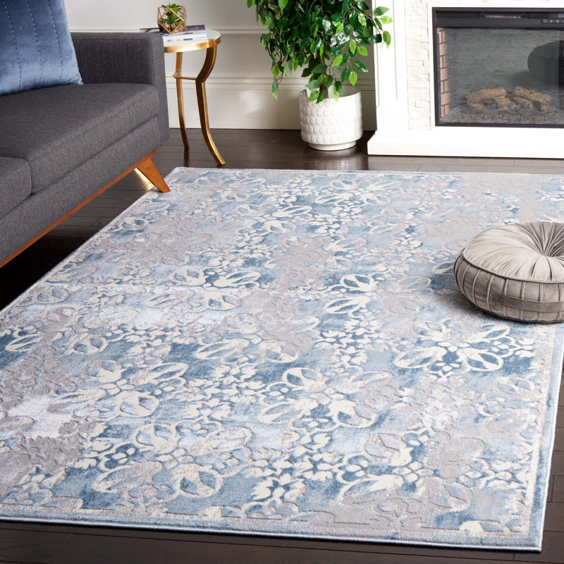 Msrs 2020 Performance Floral Rug, Rectangle 5'3" x 7'7"