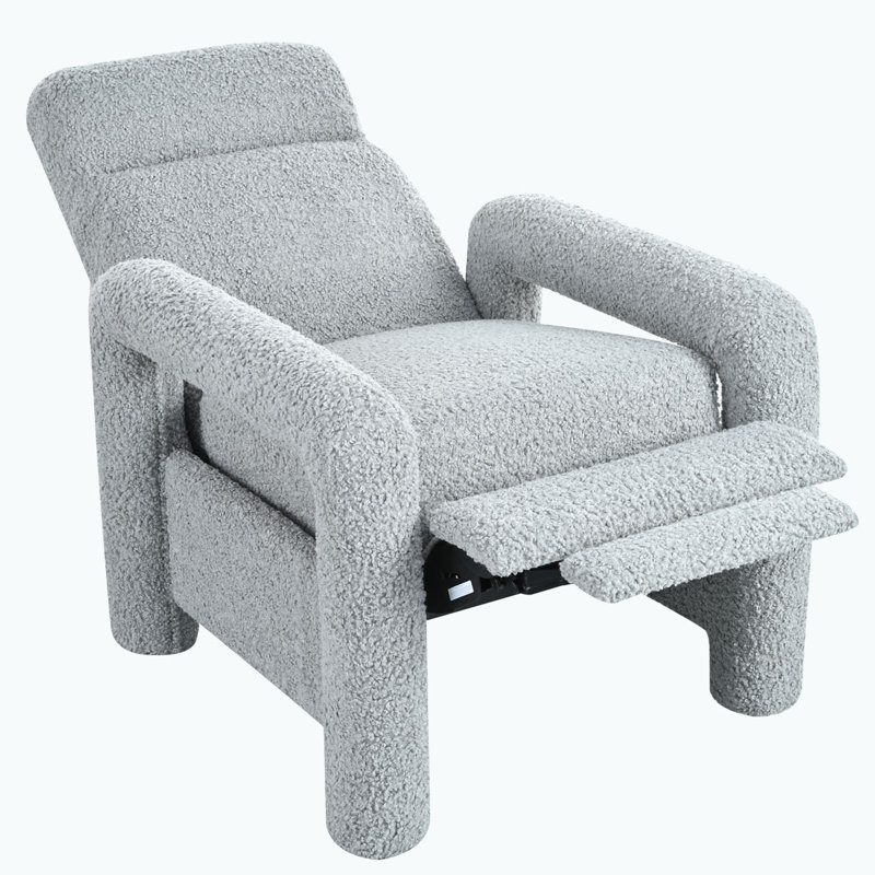 Fauteuil inclinable 31,25 po, Gris clair