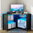 Corner Desk With Power Outlets and 3-Color Sensor Lights For Small Space-1451465165