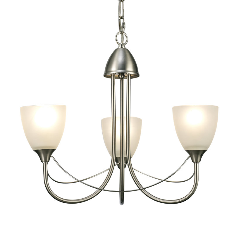 Kirkpatrick 3 - Light Shaded Chandelier