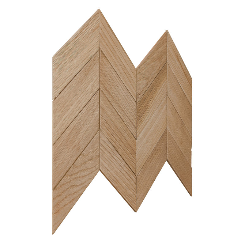 Carreau de mosaïque murale en bois Heritage, l 11 7/8 po x H 11 7/8 po x P 1/2 po