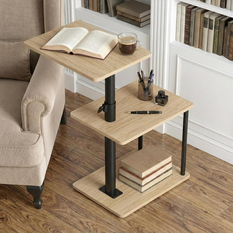 Table d'appoint pivotante à 360°
