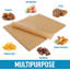 Feuilles de papier parchemin 200 pièces Zulay Kitchen - Papier de cuisson antiadhésif non blanchi pour four de 12 po x 16 po