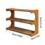 6 Pair Stackable Shoe Rack
