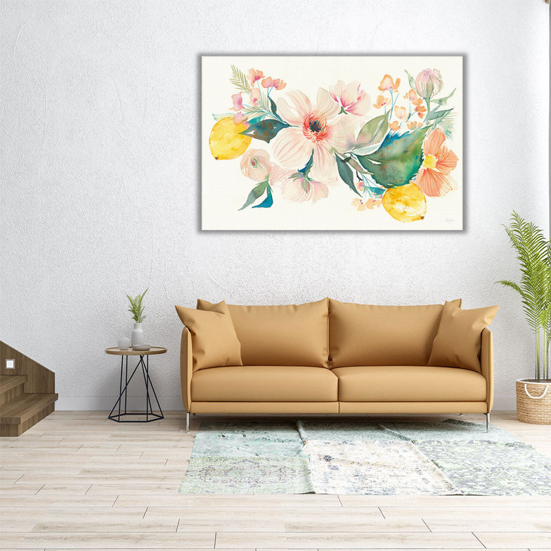 Citrus Summer II - reproduction d'art sur toile, H 16 po x l 24 po