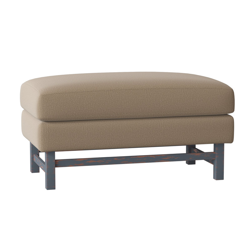 Edward Ottoman, Margaret Uniform, Vintage Ebony