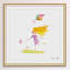 «Girl with Kite» par Maya Gur, reproduction encadrée-19119772