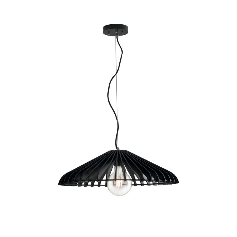 Little Neck 1 - Light Dome Pendant, Black