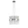 This Exquisite Chandelier Is In A Chrome Finish. The Frame Is Made Out Of Stainless Steel, And It Comes With Clear Glass Rods. The Adjustable Cord Links Make This Fixture Suitable For Most Ceiling Heights.