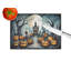 Grande planche à découper en verre Graveyard Spooky Halloween