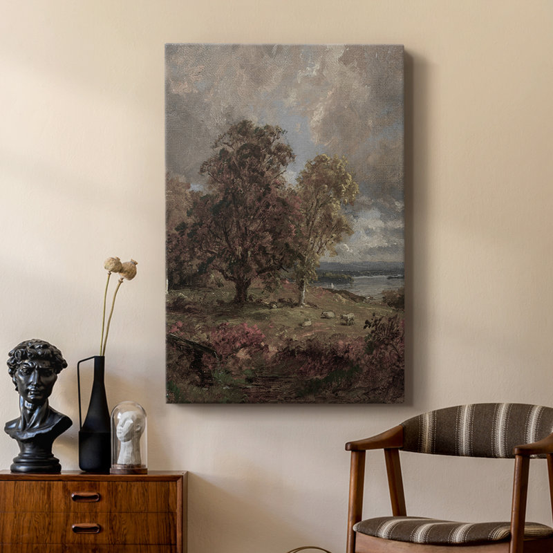 Paysage rétro L XXII - galerie Cavas sur mesure, H 12 po x l 8 po