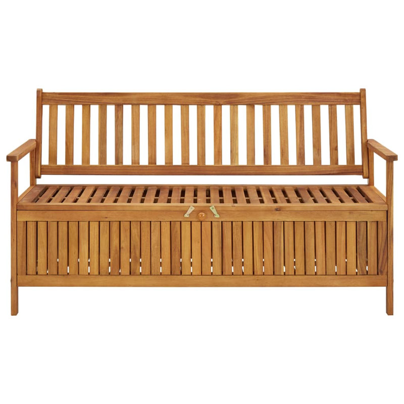 Bubba Solid Wood Outdoor Bench, 84cm H x 148cm W x 63cm D