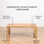 Kittie Solid Wood Coffee Table
