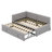 L-Shaped Upholstered Daybed With Pop Up Trundle And USB Ports-114200800