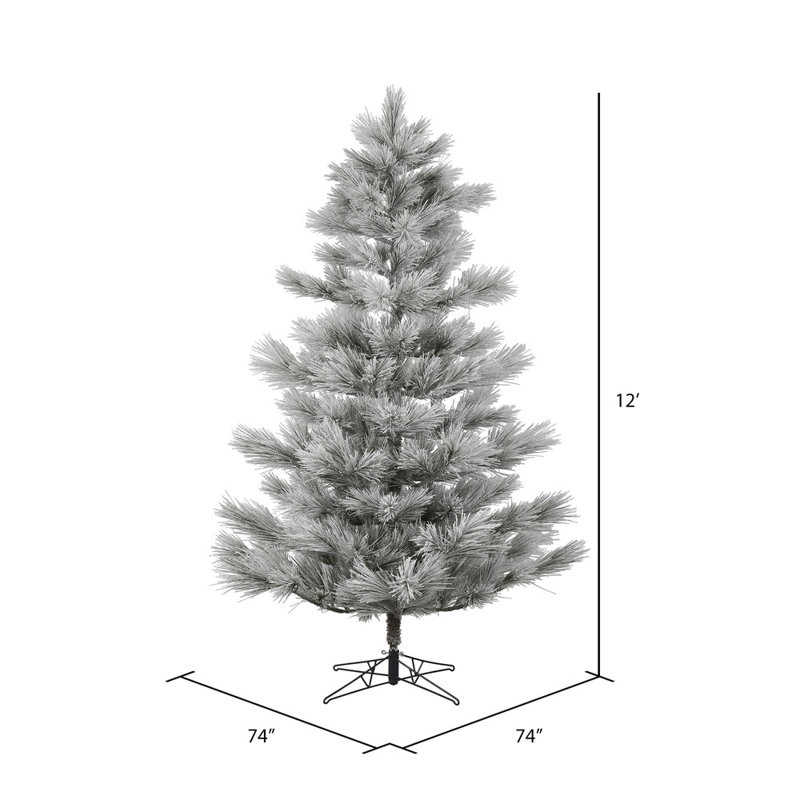 Alder Artificial Pine Christmas Tree, 12' H