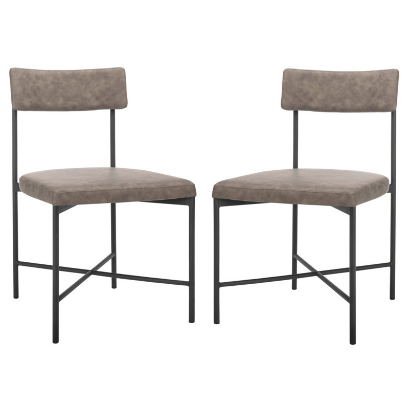 Chaise d'appoint rembourré, Gris
