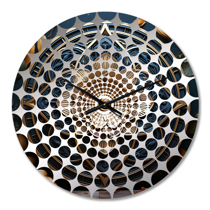 Horloge murale Koniag - Abstract Botanicals, Médium