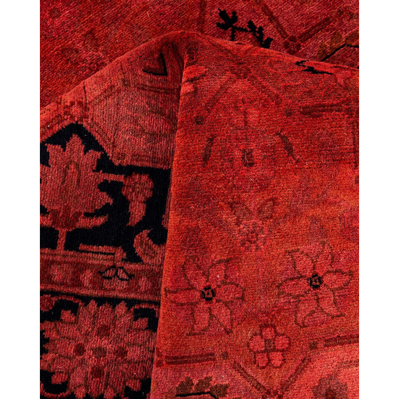 Tapis rouge 3 pi 1 po x 5 pi 5 po One-of-a-Kind Duet
