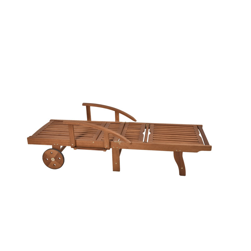 Venetta 190cm Long Reclining Eucalyptus Single Chaise