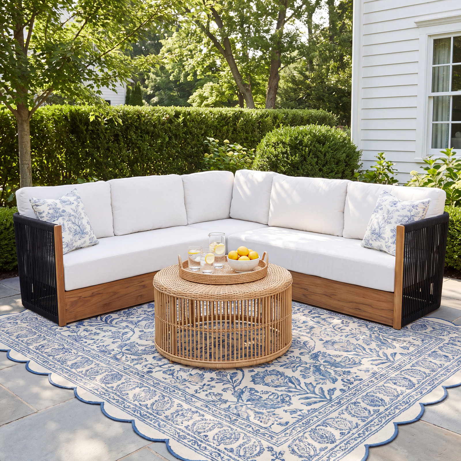Aniston 95" Sunbrella® Patio Sectional