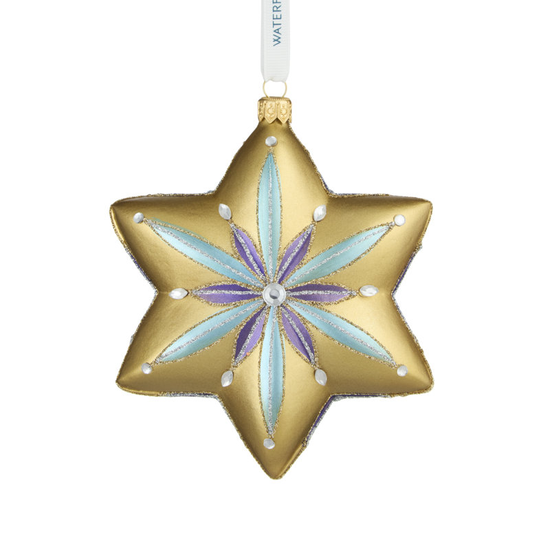Waterford Holiday Heirlooms Star Ornament Silver, Gold