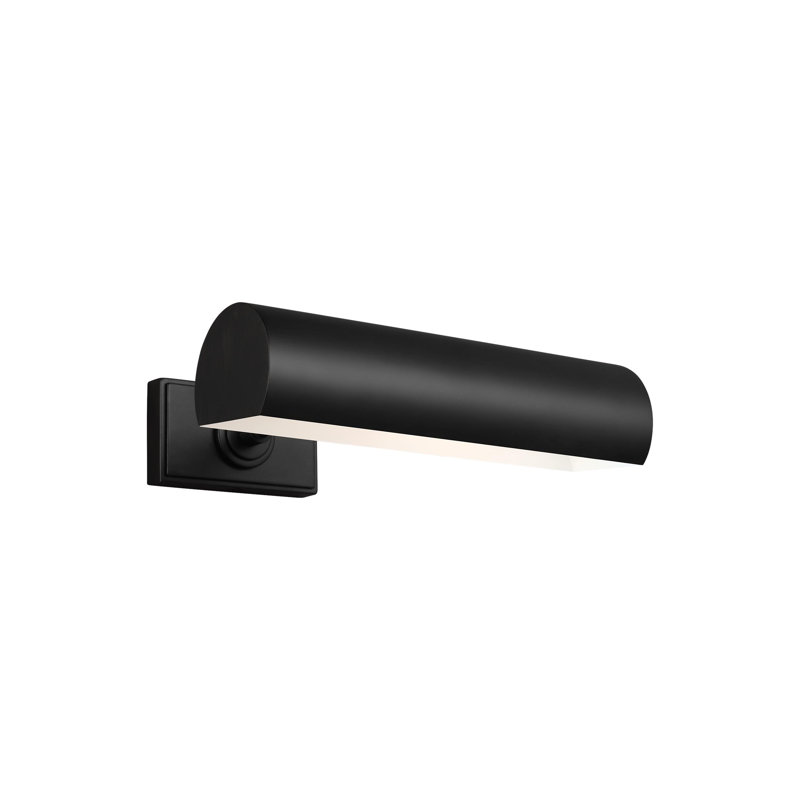 Mendee Dimmable Wall Mounted Picture Light, Aged Iron, 2.5" H x 10" W x 10.3" D