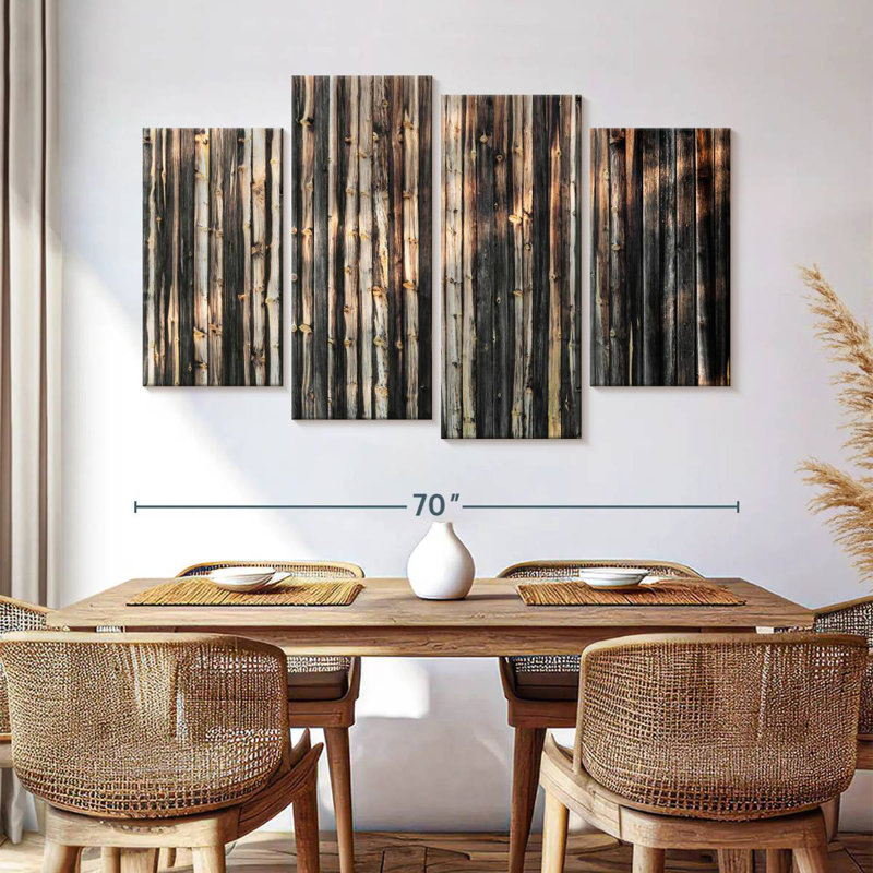 Avery Rustic Wood Planks, 42" H x 68" W