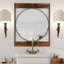 Adelone Metal Square Wall Mirror