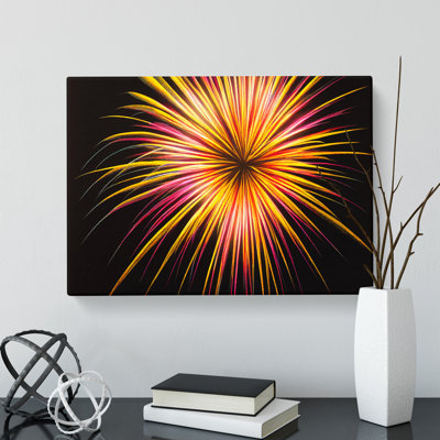 Revolutionary Fireworks - Wrapped Canvas