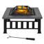 Kistler Square Steel Wood Burning Fire Pit
