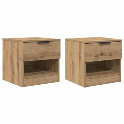 40cm W Manufactured Wood Bedside Table