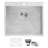 Ruvati Topmount Laundry 22" x 22" x 12" Deep Utility Sink 16 Gauge Stainless Steel