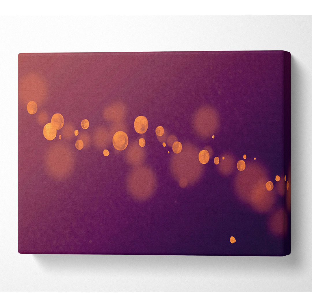 Golden Sparkle - Kunstdrucke auf Leinwand - Wrapped Canvas