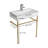 Logmey 17'' Ceramic Rectangular Bathroom Sink with Overflow-82424143