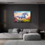  «Gallop Unicorn» par Dean Russo, art mural en verre acrylique, 36 po x 24 po-1671414371