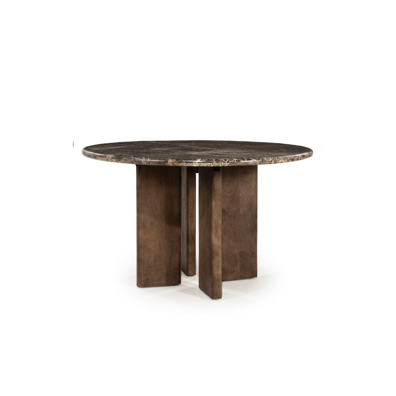 Lando Round Marble Dining Table