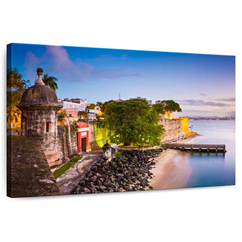 Hannes San Juan Puerto Rico Sunset, 30" H x 45" W