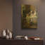 «The Luncheon» par Claude Monet, art mural en métal doré, 12 po x 16 po-2067016740
