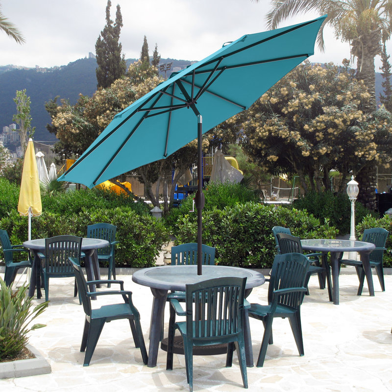 Parasol de marché 108 po Dopp, Lac bleu